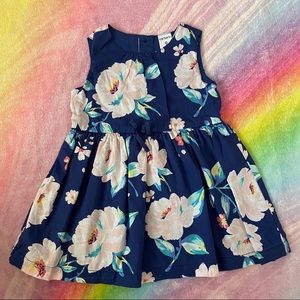 Blue with flowers baby Dress